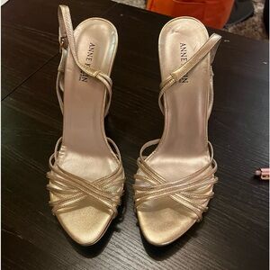 Vintage ANNE KLEIN Silver Stiletto